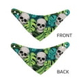 thumbnail image 6 of Goofa Skull and Palm Leaves Pattern Pet Scarf Bandana - Adjustable and Comfortable,Dog Scarf Bib Kerchief Breedfor Dogs and Cats-Small, 6 of 8