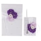 thumbnail image 2 of Cesta para la niña de las flores de la boda, almohada nupcial, kit para invitados a la fiesta con bolígrafo y libro Púrpura, 2 of 9