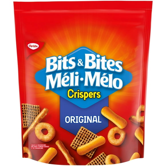 Crispers Bits & Bites Original Flavour Snack & Cracker Mix, 145 g