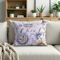 thumbnail image 5 of Throw Pillow Covers Pack of 1 for Living Room Table, Floral Printed Cushion Case, 14x20 inches - White Green - Home Decor, 5 of 8