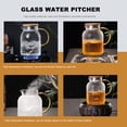 thumbnail image 3 of CIMAXIC Assorted Color Glass Water Pitcher with Lid for Storage Use Heatresistant and Transparent 1 pc,5.91"X4.53"X7.87", 3 of 5