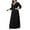 Black, variant on Hfyihgf Plus Size Dresses for Women Wedding Guest Semi Formal Lace Cocktail Graduation Party Long Sleeve A Line Maxi Long Dress Navy XL
