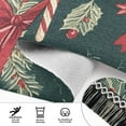 thumbnail image 6 of Yayeee Runner Rug for Bedroom 2'x6' Machine Washable Hallway Non Slip Mat, Green Christmas Candy Canes, 6 of 8