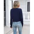 thumbnail image 5 of Wrongduck Women's Knit Bolero Shrug Cardigan 2026 Cropped Button Down Sweater Long Sleeve Lightweight Layering Top for Dresses and Formal Outfits, 5 of 11