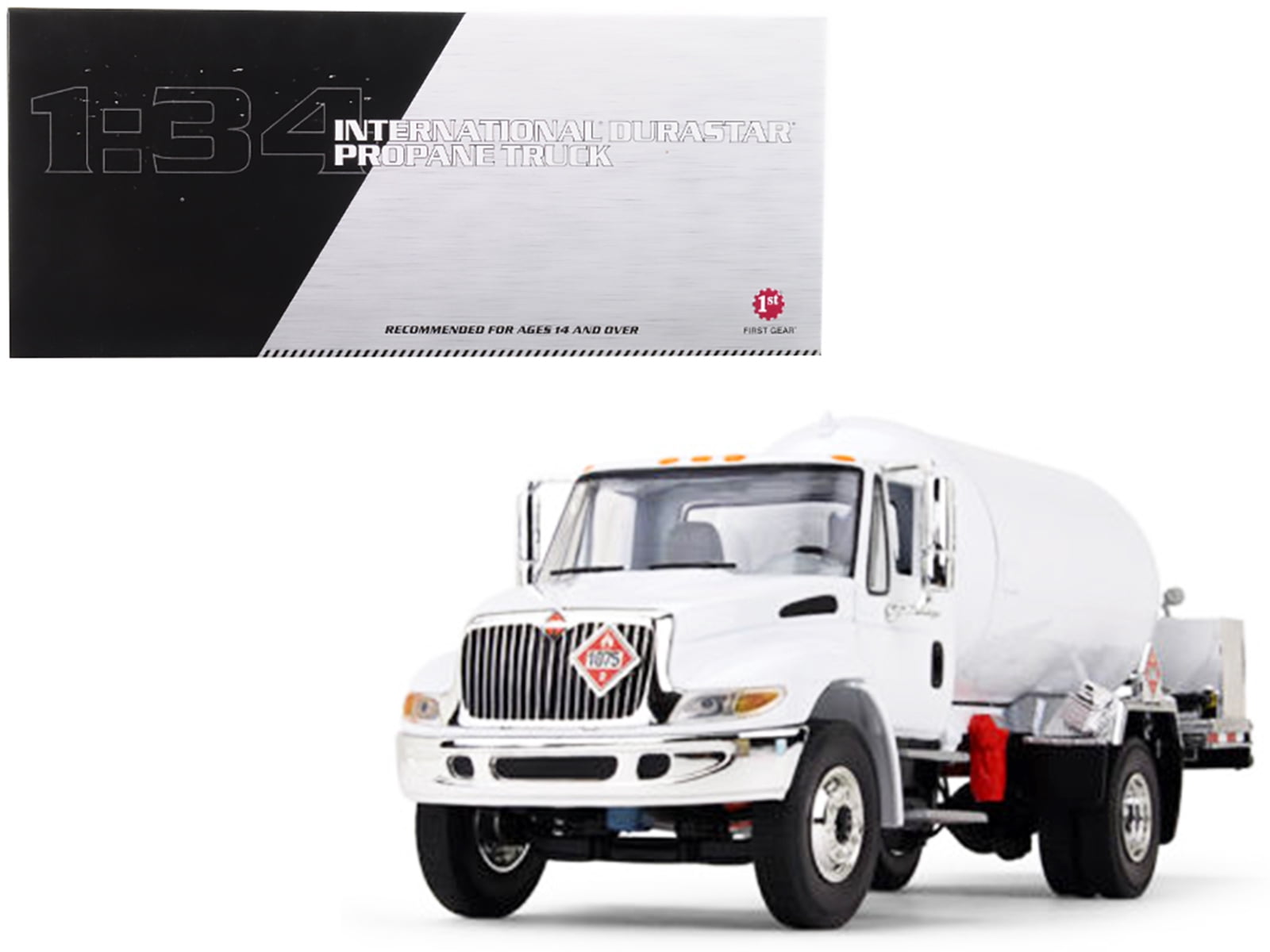 International S Series Dump Truck Black 1-25 Diecast Model by