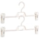 thumbnail image 1 of 10pcs Plastic Clothes Hangers Stackable Hangers With Adjustable Clips For Pants Trousers Dress Skirts Jeans, 1 of 2