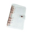 thumbnail image 3 of 3x Cubierta de Carpeta Redonda, Transparente Impermeable, Funcional a Prueba de Polvo, Cubierta de Carpeta de PVC 6, para Escribir Diarios Cuadernos S 3 piezas, 3 of 8
