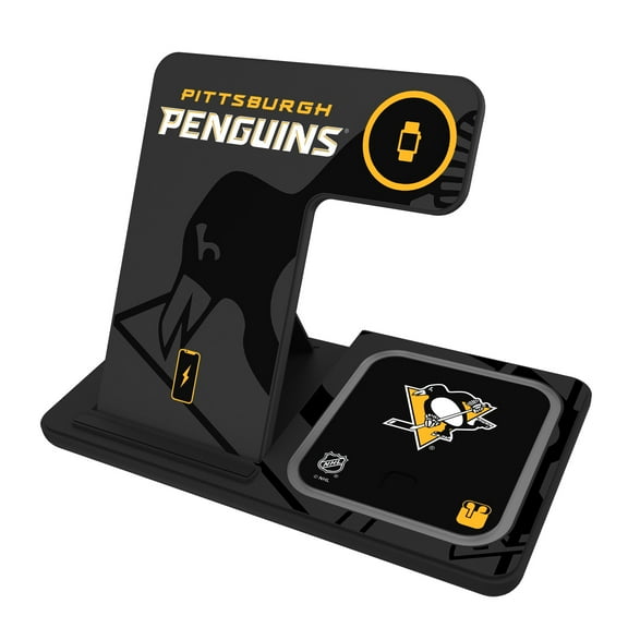Keyscaper Pittsburgh Penguins 3-In-1 Wireless Charger