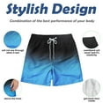 thumbnail image 5 of HANMUN Men's Swim Trunks Short Quick-Dry Beach Swimming Shorts, Color Changing Bathing Suit with Mesh Liner, Swimwear Board Swimsuits for Summer Vacation Outdoor Sports, 5 of 8