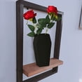thumbnail image 3 of 1 PC 3D printed coffin decorative vase, black minimalist vase decoration, dried flower vase, innovative art decoration, 3 of 7