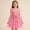 Glisme Pink437, variant on Glisme Girls Dresses Ribbed Sleeveless Summer Dress With Print Flowy Dress For Toddler Light Pink Sundress Size 6-7 Years