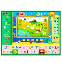 Baby Play Mat for Floor,Super Soft Plush Surface ABC Playmat for Toddlers & Infants (0.6cm), Foldable Non-Slip Baby Crawling Mat, Playing Area Rug Gym Activity for Infants Toddlers Boys Girls