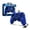 Blue, variant on Armor3 NuPlay PS3® Wired Game Controller
