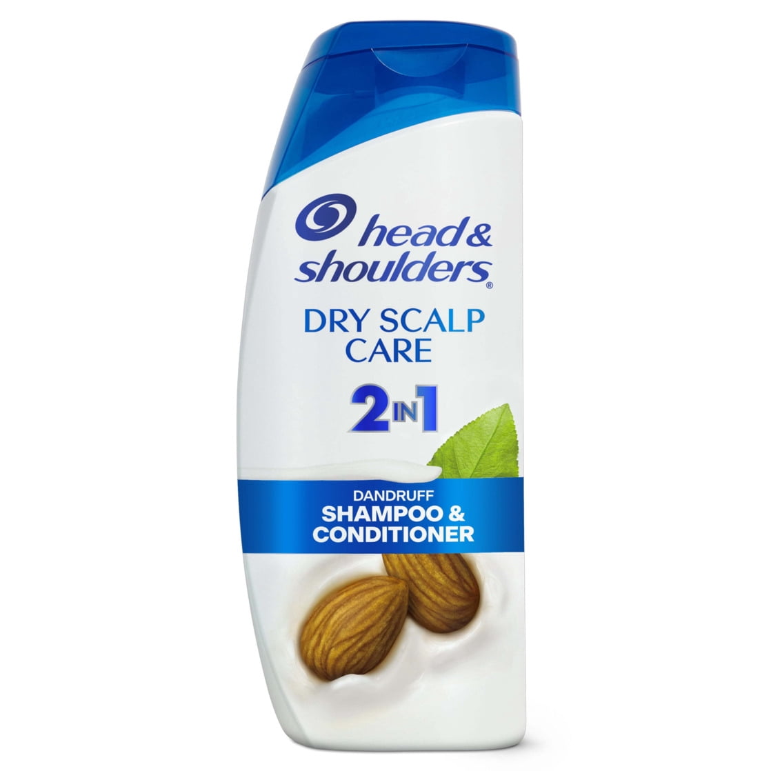 (4 pack) Head and Shoulders 2 in 1 Dandruff Shampoo and Conditioner, Dry Scalp Care 20.7 fl oz