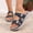 Blue, variant on Norvail Womens Orthopedic Arch Support Open Toe Sandals, Wide Foot Sandals for Women Dressy, Non Slip Comfortable Walking Slippers for Summer Beach Vacation