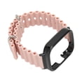 thumbnail image 4 of Estuche protector para correa de reloj 2 en 1 Estuche de repuesto ajustable de silicona para Redmi Watch 3 Rosa, 4 of 10