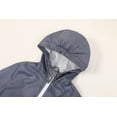 thumbnail image 2 of MADHERO Boys Rain Jackets Lightweight Long Sleeve Windbreaker Dark Blue 14, 2 of 6