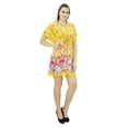 thumbnail image 5 of Bimba Women Bohemian Printed Kaftan Dress Cotton Short Tunic Beach Caftan, 5 of 9