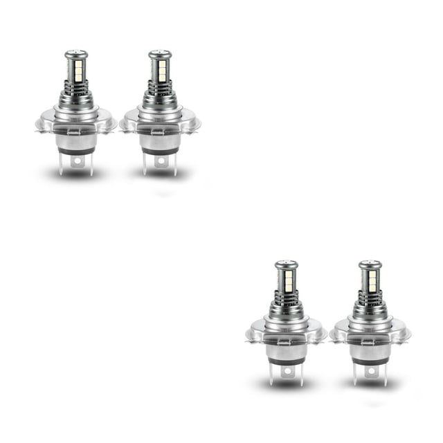Sidaley 2 uds bombilla LED faro de coche faro Universal faros antiniebla automáticos 12v luz disipación de calentamiento rápido accesorios H4 2piezas