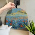thumbnail image 4 of HELLHERO 1Pcs Castle Overlooking Flower Meadow Teapot Dust Cover Keep Warm for Housewife, 4 of 6