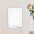 thumbnail image 2 of Generic Brochure Holder Wall Mount Pamphlet Holder Acrylic Rack Booklet Display Stand Clear Literature Holder for Paper, Exhibition, 11cmx4.2cmx16.5cm, 2 of 7