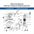thumbnail image 3 of Replacement Set for Sand Filter Pumps, Air Release Valve & O-Rings, 3 of 4