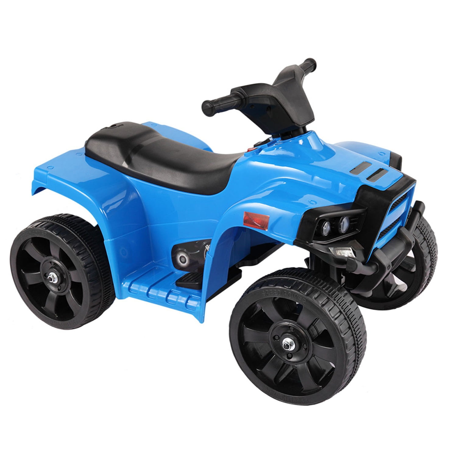 CIPACHO 6V Kids Ride On Car, Rugged 4-Wheeler Electric Cars to Ride Jeep Car for Children Child Boys, Gift Ride-On Car Vehicle Toy w/ LED Lights, MP3, Blue CIPACHO 6V Kids Ride On Car, Rugged 4-Wheeler Electric Cars to Ride Jeep Car for Children Child Boys, Gift Ride-On Car Vehicle Toy w/ LED Lights, MP3, Blue