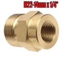 thumbnail image 1 of Brass Gasket Adapter Foam Coupler 1/4 F - M22 for High Pressure Water Tools, 1 of 8