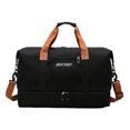 thumbnail image 1 of Multi-Compartment Travel Tote with Wet Pocket - Convertible Shoulder Bag for Students, Gym Enthusiasts & Weekend Camping Trips, 1 of 7