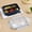 BU.Blue, variant on Extra Large 4-Compartment Lunch Box, Leakproof Bento Container for Adults & Students, Microwave & Freezer Safe ABS Plastic, Ideal for Work,Dining Out Green