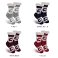 thumbnail image 7 of 4 Pairs Slipper Socks Women Christmas Socks Winter Funny Bed Socks Cosy Ladies Christmas Socks Elk Socks, Multicolor, 7 of 7