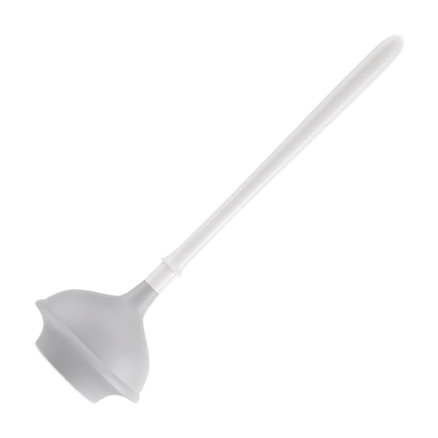 Bewildely Soporte de émbolo de inodoro ABS, succión fuerte Simple, émbolo de inodoro fácil de limpiar con soporte Juegos de accesorios de baño gris