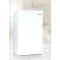 thumbnail image 3 of Igloo 3.2 Cu.Ft. Single Door Compact Refrigerator with Freezer - Slide Out Glass Shelf, Perfect for Homes, Offices, Dorms - White, 3 of 4