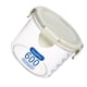 thumbnail image 4 of Moyic Fenkicyen Hebilla PP Contenedor de alimentos sellado Cereal transparente Tarro de almacenamiento Titulares Cocina Condimentos Organizadores de utensilios de cocina verde 11*9.5*8.5 cm Moyic JJ18045-03, 4 of 5