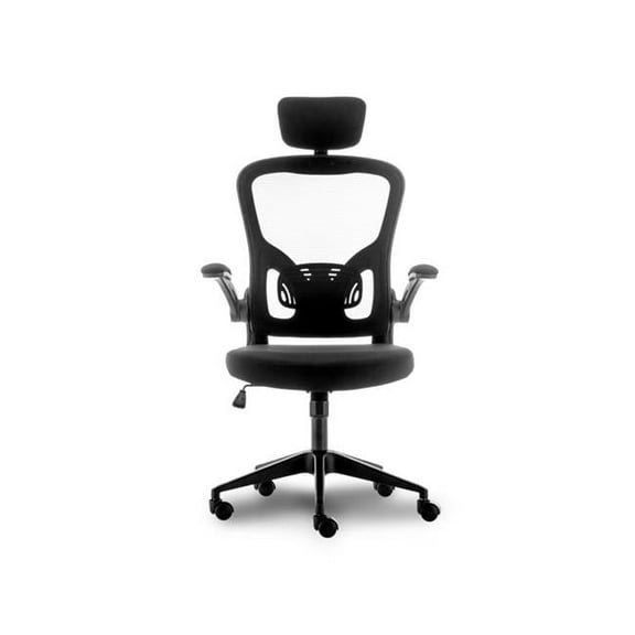 Simple Adjustable Office Chair, Black