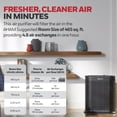 Honeywell Allergen Plus HEPA Air Purifier, 465 sq ft ,Wildfire/Smoke, Pollen, Pet Dander, Dust, HPA300 - image 9 of 13
