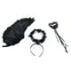 thumbnail image 1 of Juego de alas de ángel BuyWeekMX paquete de 3 alas de plumas artificiales de ángel del diablo, 1 of 9