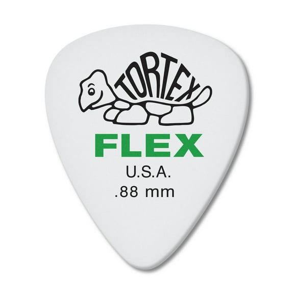 Dunlop Tortex Flex Standard Guitar Picks .88 mm 12 Pack