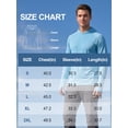 thumbnail image 4 of Pdbokew Men’s UPF 50+ Fishing Hoodie UV Sun Protection Long Sleeve Hooded Shirts Blue M, 4 of 9