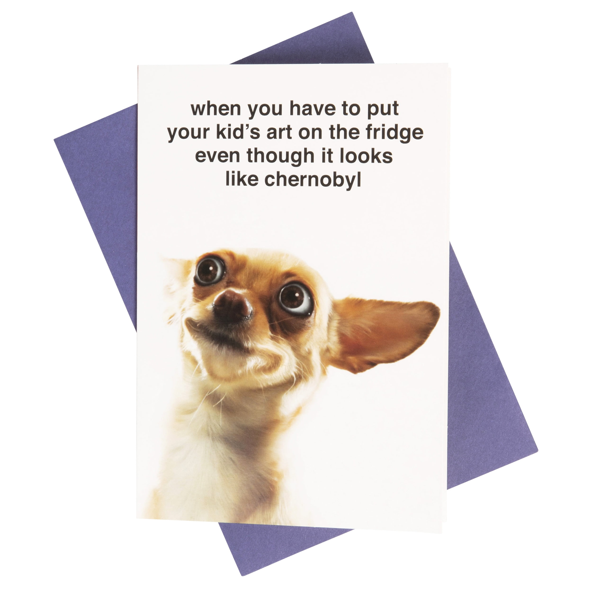 Chihuahua GET WELL Hallmark Greeting Card Sending Good Vibes Funny Cute 