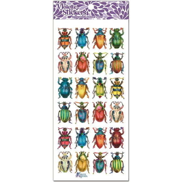 Violette Stickers Beetles