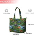 thumbnail image 4 of Colorful Dinosaurs Jungle Scene Pattern Travel Tote Bags for Women Carry On,Large Weekender Bags for Women Travel,Multi Functional Duffle Bag for Work,Shopping,Sports, 4 of 5