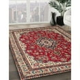 thumbnail image 3 of Ahgly Company Machine Washable Indoor Square Traditional Camel Brown Area Rugs, 5' Square, 3 of 7