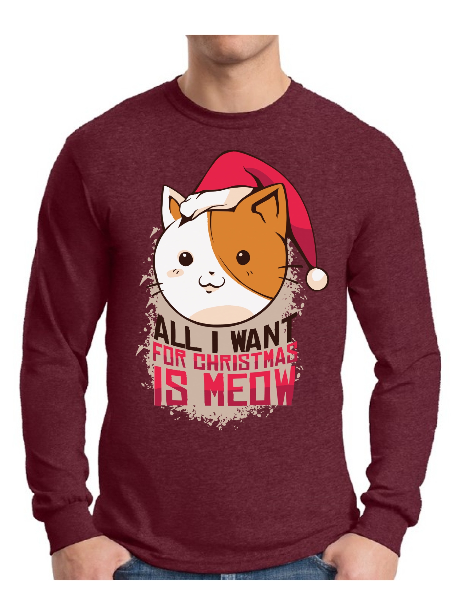 meow christmas sweater