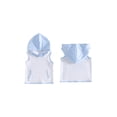 thumbnail image 2 of BemeyourBBs Kids Toddler Baby Girl Boy Terry Swim Cover Up Summer Beach Towel Swimsuit Coverups Plaid Hooded Poncho Sleeveless Bathrobe Swimming Pool Bathing Suit Cover Up, 2 of 9