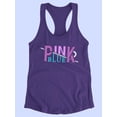 thumbnail image 3 of Pink Blue Abstract Design Racerback Tank Women -Image by Shutterstock, Female x-Large, 3 of 4