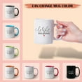 thumbnail image 5 of GIFAMI Personalized Husband and Wife Gifts, Couple Hubby Wifey Bride Groom Newlyweds Gift Ideas on Wedding Valentine Set of 2 Ceramic Coffee Mug (Husband and Wife, 11oz. Black Accent Mug), 5 of 7