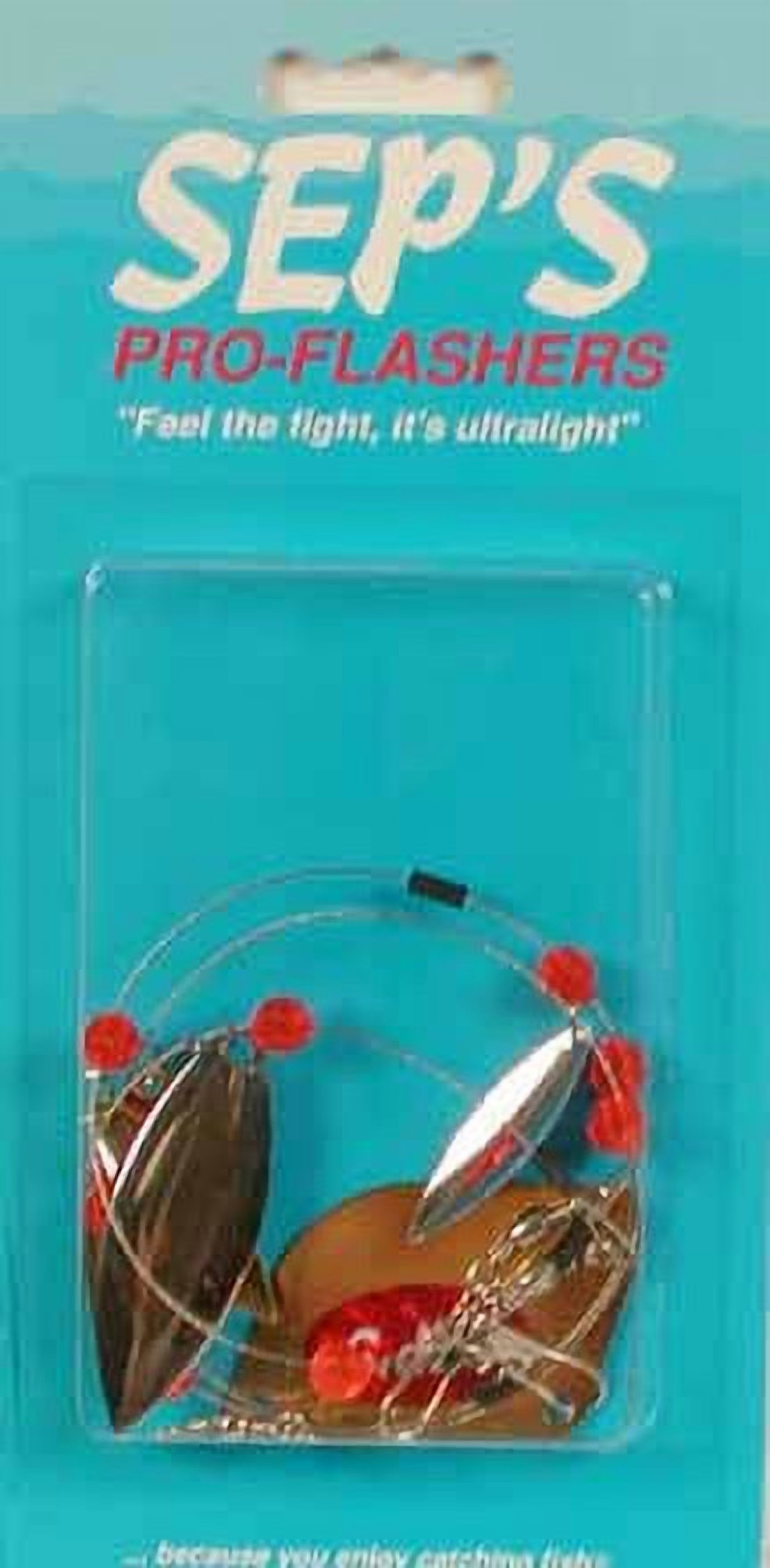 Sep's Pro Flasher Willow Leaf Trolling Blade, Silver & Gold
