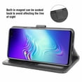 thumbnail image 3 of Mobile Phone Cover for Samsung S10 5g, Cover Premium Pu Leather Tpu Flip Cover Magnetic Closure Card Compartment Stand Function Wallet with Lanyard Protective Cover, 3 of 7