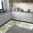 thumbnail image 6 of Lemon Kitchen Mat Set of 2,Spring Summer Lemon Colorful Kitchen Rugs and Mats Non Skid Washable,Farmhouse Kitchen Runner Rugs with Rubber Backing (17"x48"+17"x30"), 6 of 6